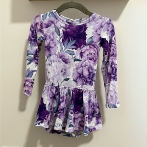 Bums & Rose Floral Bamboo Twirl Bodysuit